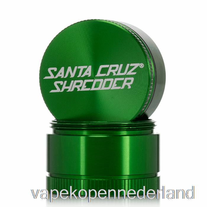 Elektronische Sigaret Vape Santa Cruz Shredder 1,6 Inch Klein 3-delige Molen Groen (40 Mm)